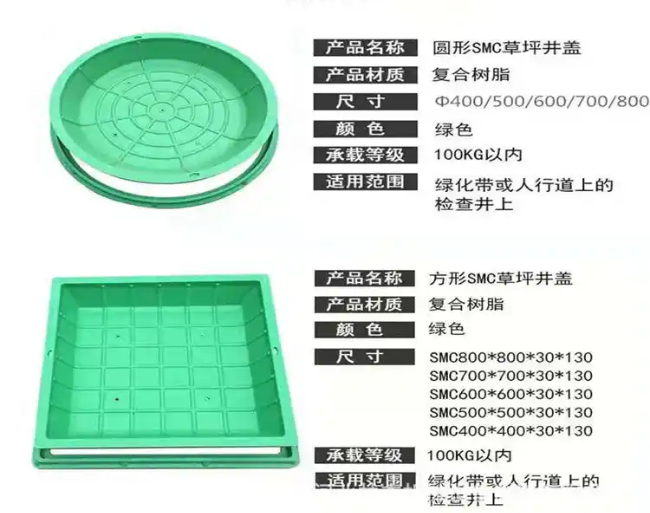 平远树脂复合种植井盖展示